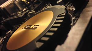 Gold Asus Chipset Wallpaper
