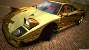 Gold Cars Toy Wallpaper