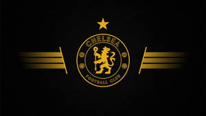 Gold Chelsea Fc Logo Wallpaper