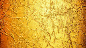 Gold Foil Wrinkled Paper Wallpaper