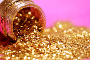 Gold Glitter Spill