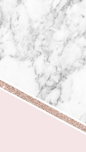 Gold Marble Pink Glitter Wallpaper