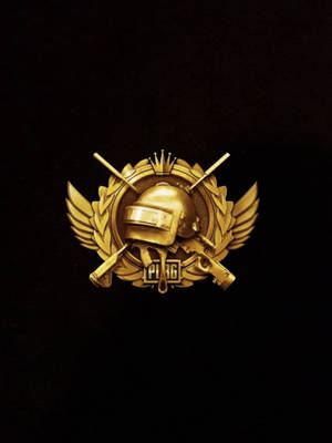 Gold Pubg Logo Wallpaper
