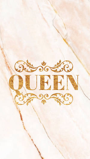 Gold Queen Girly Wallpaper