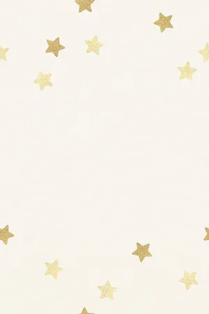 Gold Stars On A White Background Wallpaper