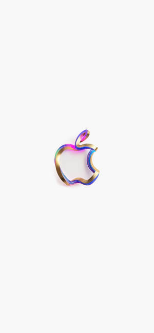 Golden Apple Logo Iphone Wallpaper
