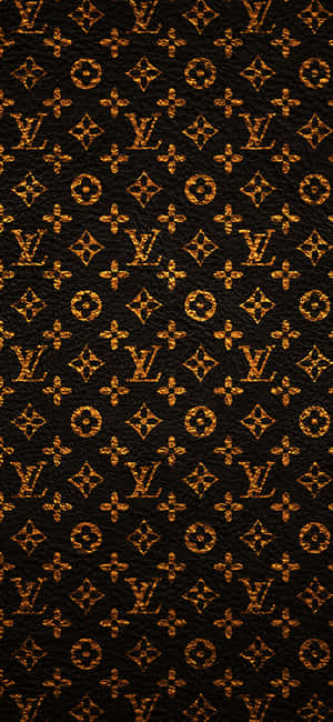 Golden Brown Louis Vuitton Iphone Wallpaper