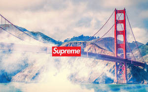 Golden Gate Bridge Supreme Dope Laptop Wallpaper