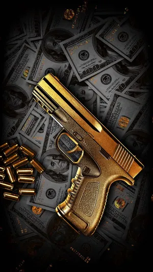 Golden Gun Mafia Iphone Wallpaper