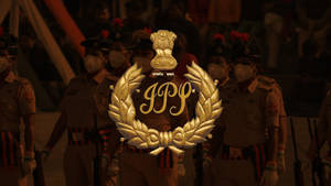 Golden Ips Logo And Police Wallpaper