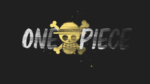 Golden Skull One Piece Desktop Wallpaper