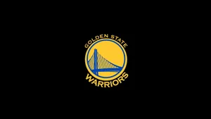 Golden State Warriors Logo Black Background Wallpaper