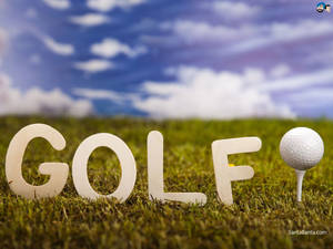 Golf Ball Art Wallpaper