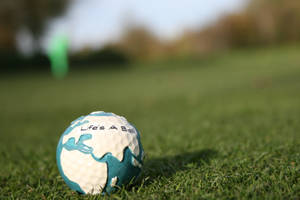 Golf, Ball, Grass Wallpaper