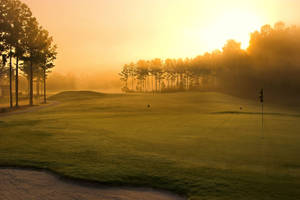 Golf Park Morning Glory Wallpaper