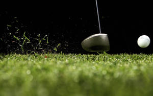 Golf Tee Shot Wallpaper