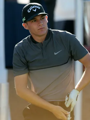 Golfer Aaron Wise In A Nike Shirt Wallpaper