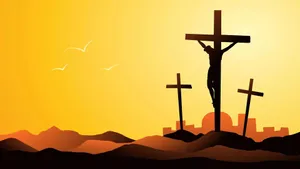 Good Friday Vector Art Wallpaper