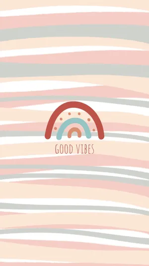 Good Vibe Lettering Digital Art Wallpaper