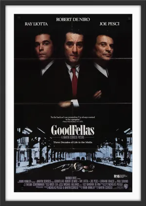 Goodfellas Film Poster Plaque Wallpaper