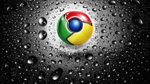 Google Chrome Water Drops Art Wallpaper