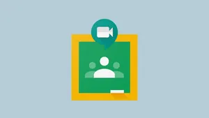 Google Classroom With Video Call Icon Wallpaper