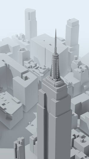 Google Pixel 3 Gray Tower Wallpaper