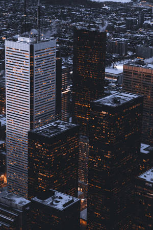 Google Pixel 4 City Building Wallpaper