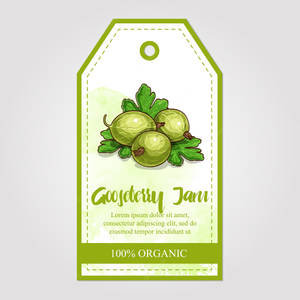 Gooseberry Jam Art Tag Wallpaper