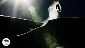 Gopro Snowboarding Silhouette Wallpaper