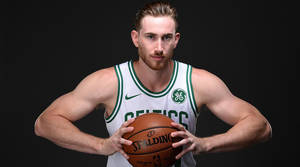 Gordon Hayward Celtics Nba Portrait Wallpaper