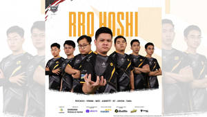 Gorgeous Poster Of Rrq Team Wallpaper