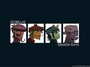 Gorillaz Demon Days Album Wallpaper