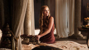 Got Cersei Lannister Sultry Wallpaper