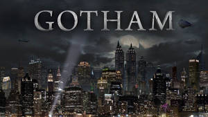 Gotham Cityscape In The Night Wallpaper