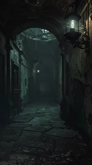 Gothic_ Alleyway_ Night_ Scene.jpg Wallpaper
