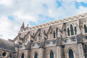 Gothic Dublin Cathedral Wallpaper