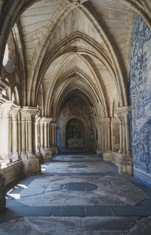 Gothic Hallway Wallpaper
