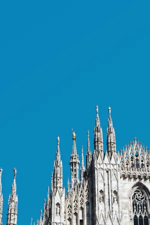Gothic Milan Cathedral Wallpaper
