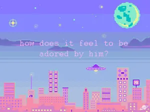 Gothic Pastel City Wallpaper