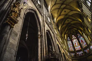 Gothic Prague Cathedral Wallpaper