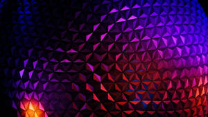 Gradient Epcot Globe Close Up Wallpaper