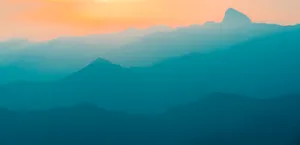 Gradient Mountain Art Wallpaper