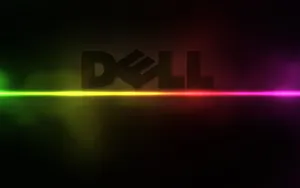Gradient Neon Dell Laptop Wallpaper