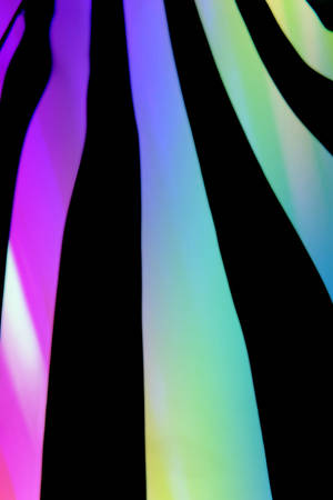 Gradient Stripes Green And Neon Purple Iphone Wallpaper