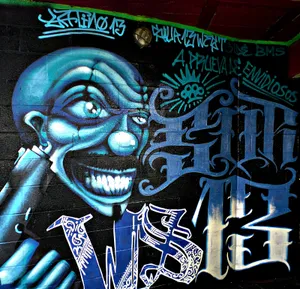 Graffiti Art Sur13 Gang Representation Wallpaper