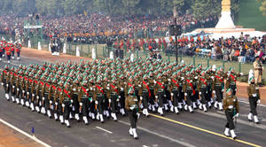 Grand Indian Army Parade Wallpaper