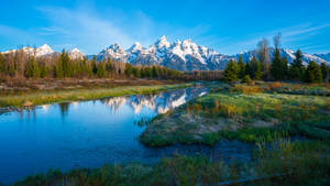 Grand Teton National Park Wide View Wallpaper