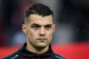 Granit Xhaka Handsome Haircut Wallpaper