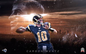 Graphic Artwork Carson Wentz Nfl Wallpaper